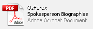 OzForex - Spokeperson Biographies