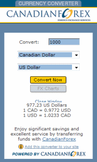 Currency Converter example